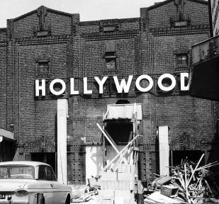 Achterzijde bioscoop Hollywood